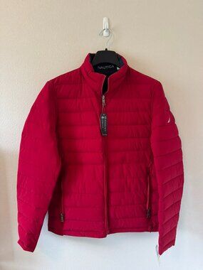 Nautica Puffer Stretch Reversible Jacket - Brand New With Tags